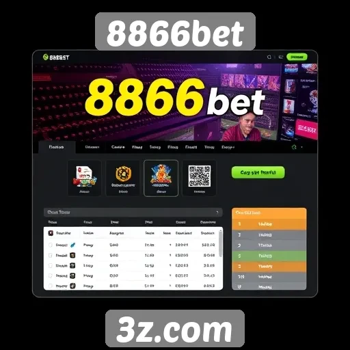 Interface do usuário do 8866bet é amigável e intuitiva